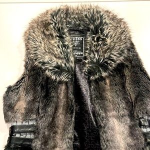 Guess faux fur vest
